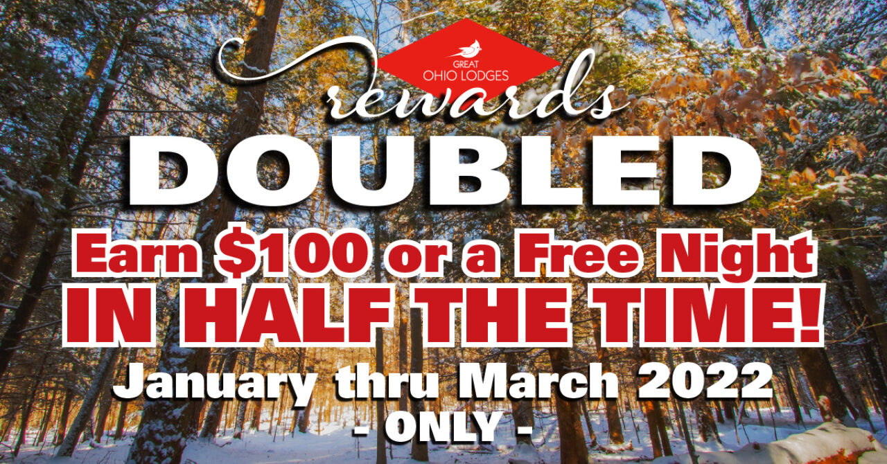 Double rewards January thru March