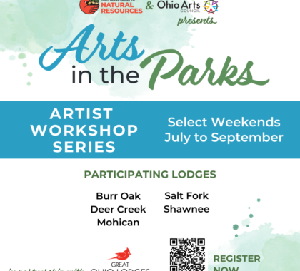 Poster for Arts in the Parks event