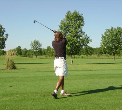 Deer Creek - Man Golfing