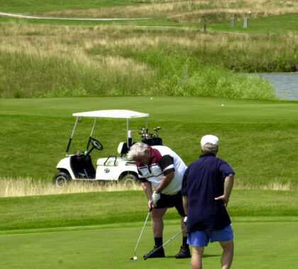 Men Golfing